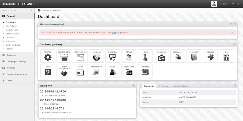 Directy CMF - PHP Script