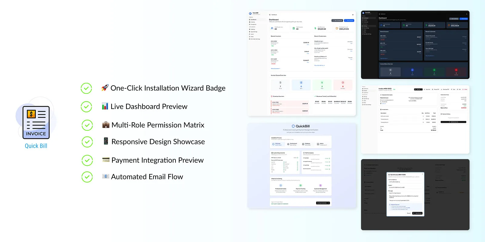 QuickBill Pro - Advanced Invoice Management System