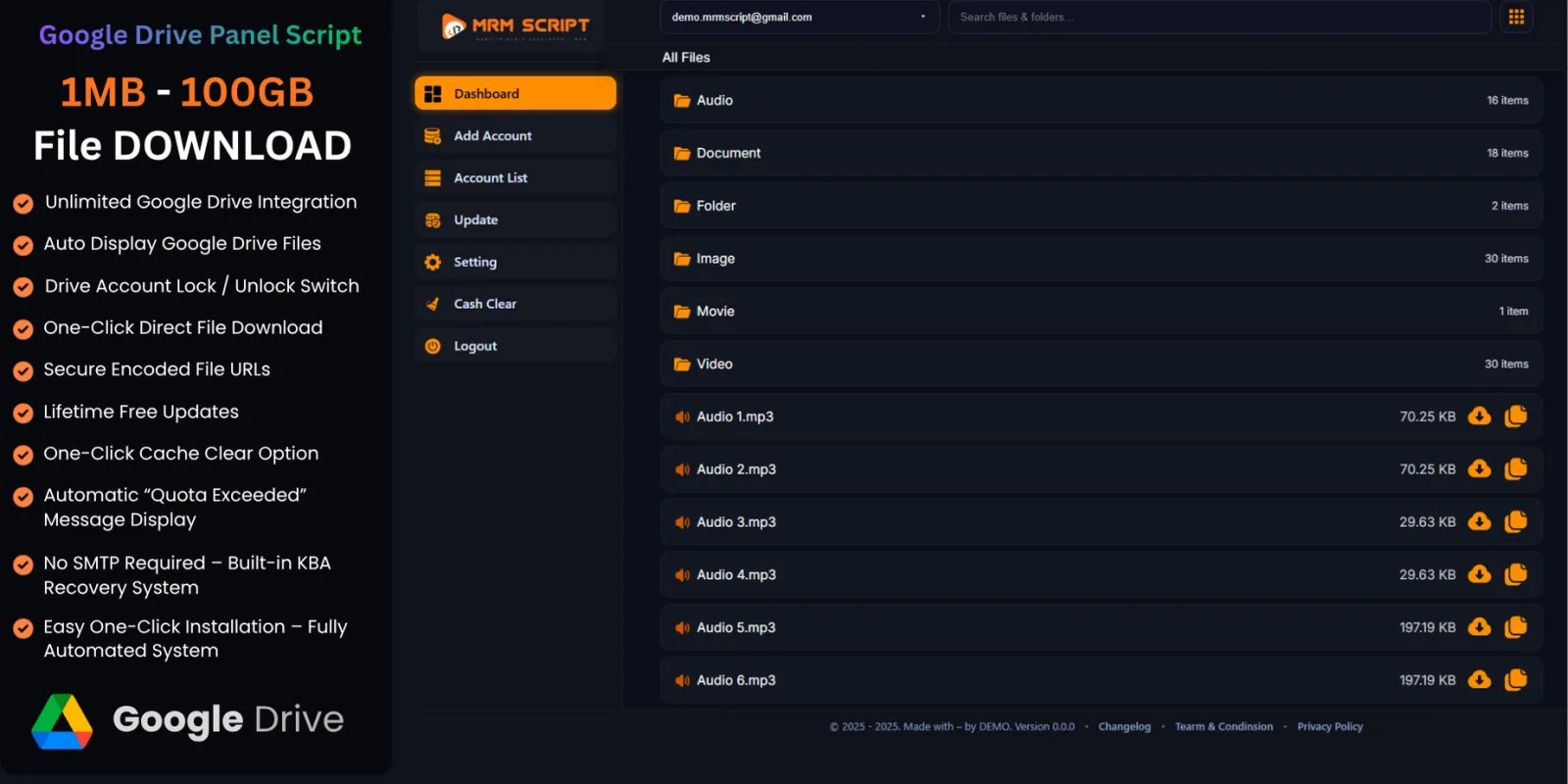 GDrive Panel – Smart Google Drive Manager