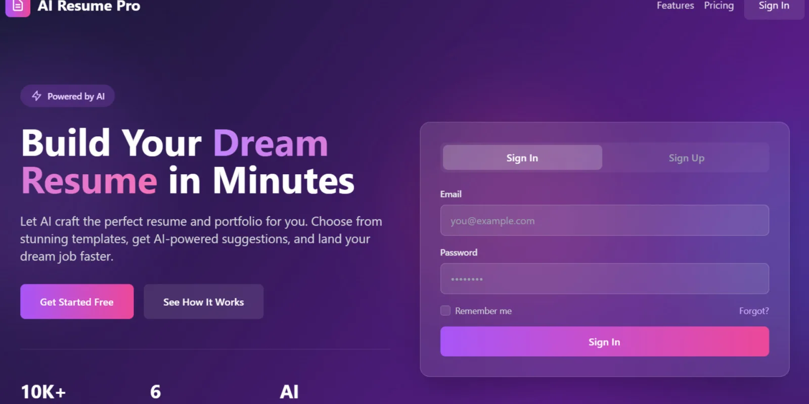 AI Resume Pro