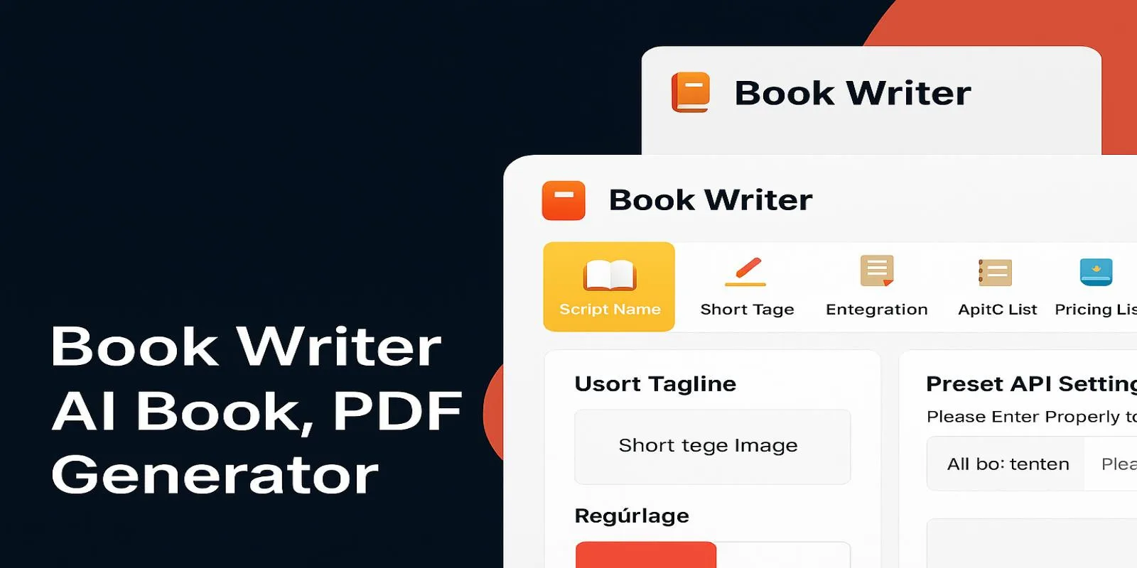 Book Writer - Book PDF Generator