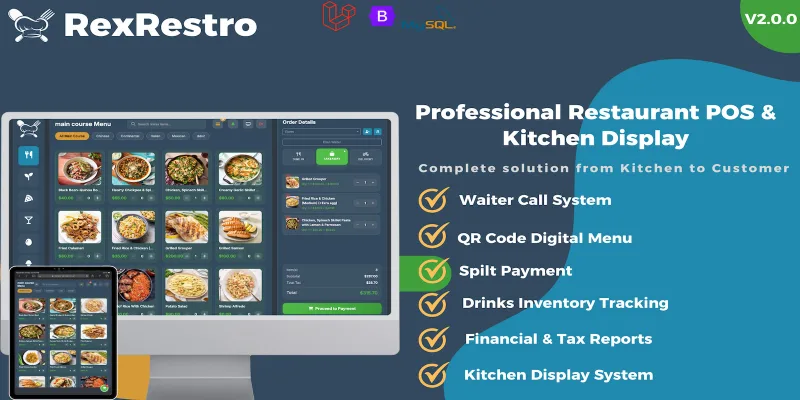 RexRestro - Complete Restaurant POS