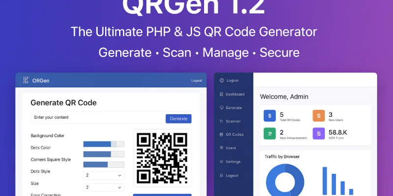 QRGen - Professional QR Code Generator