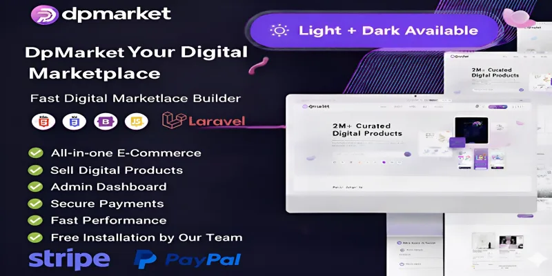 DpMarket – Digital Products E-commerce Platform