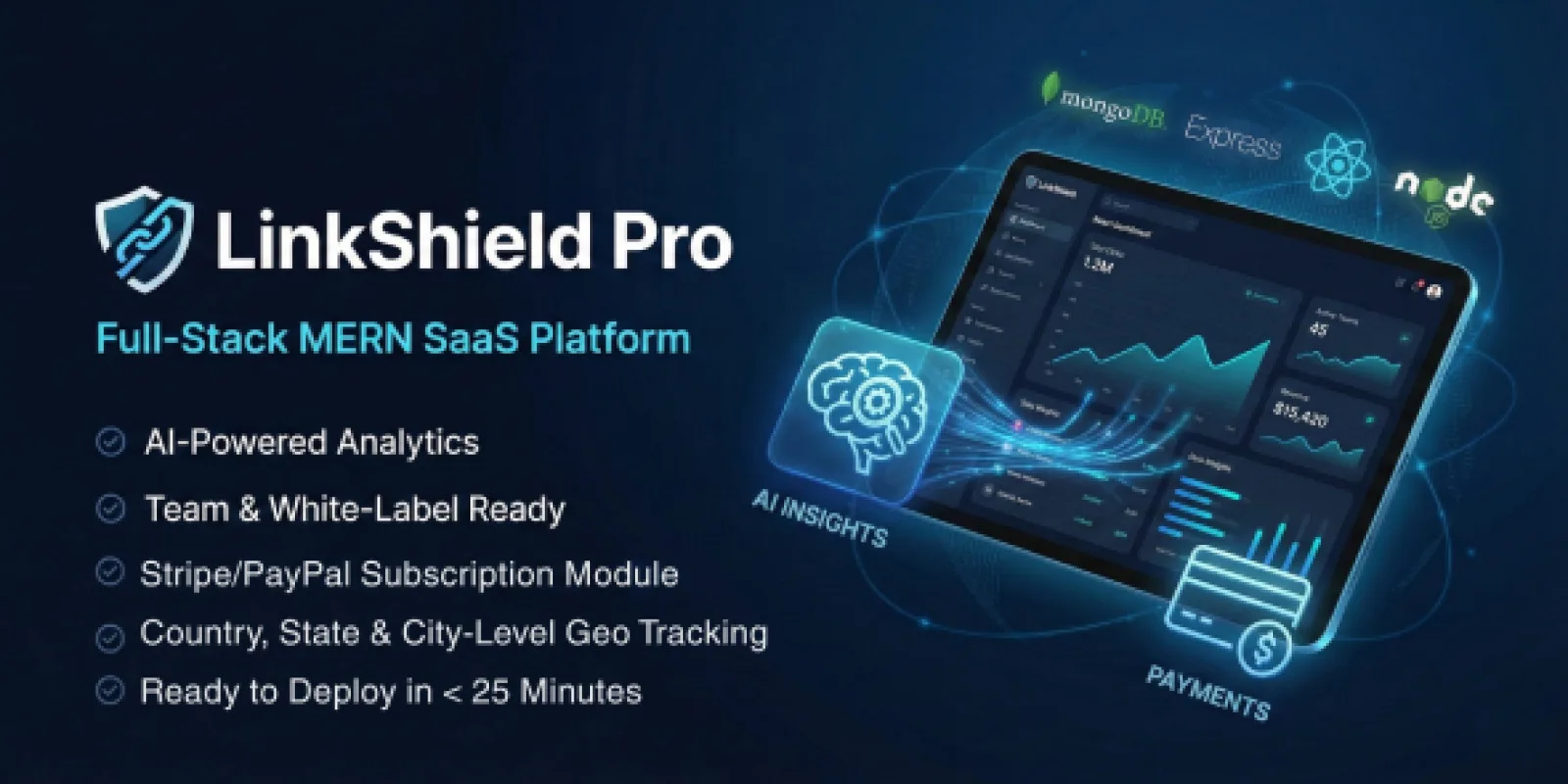 LinkShield Pro – MERN URL Shortener