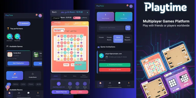 PlayTime - Gaming Platform