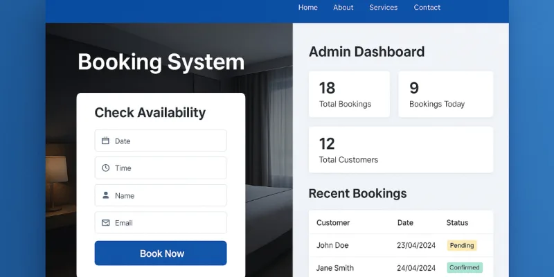 Universal Booking System - PHP Script
