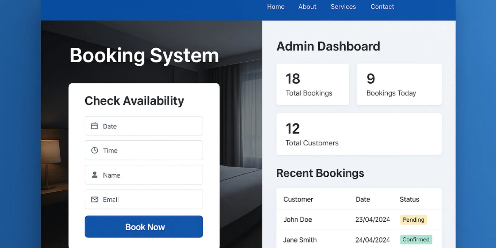 Universal Booking System - PHP Script