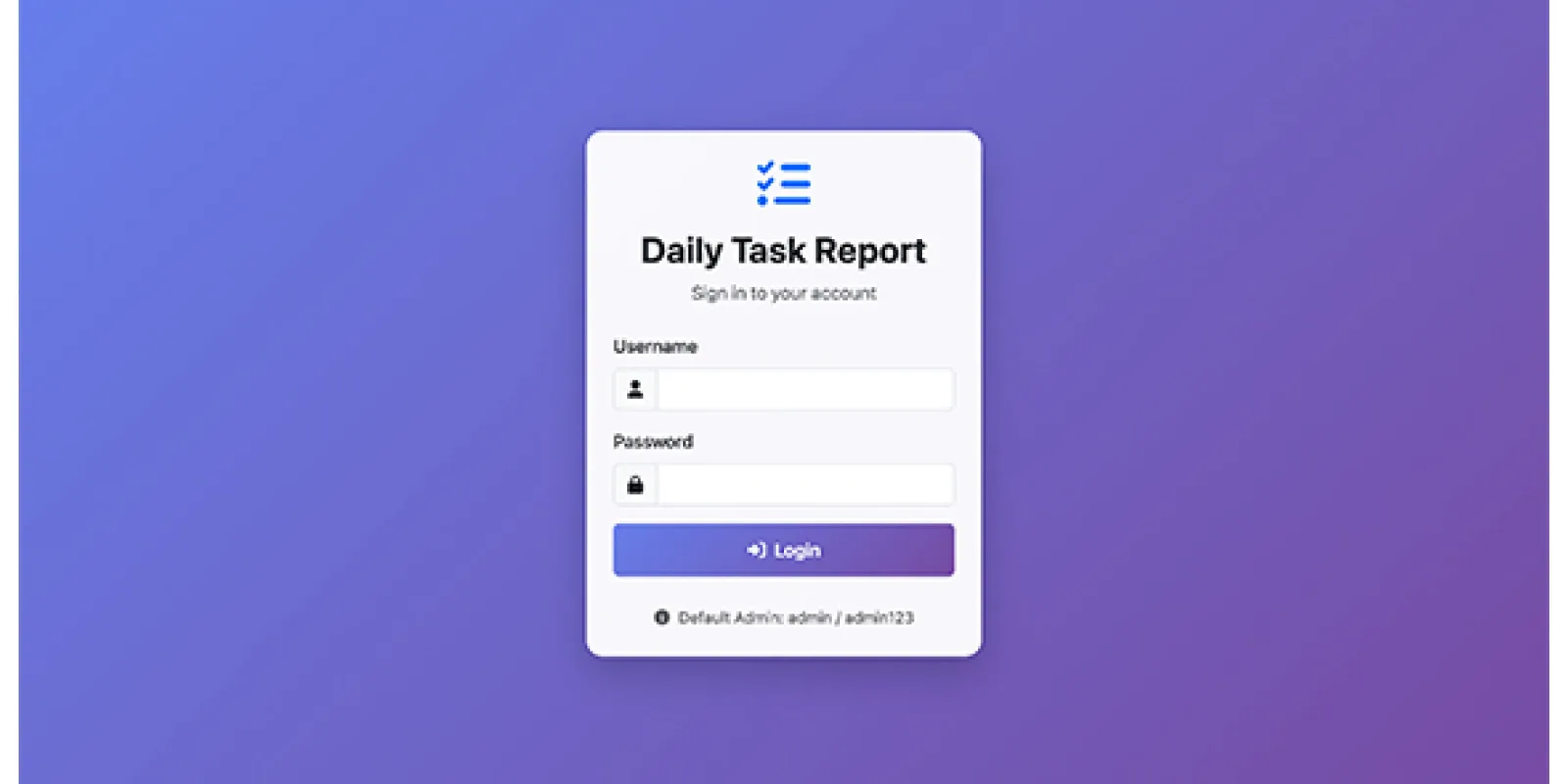 Daily Task System - PHP Script