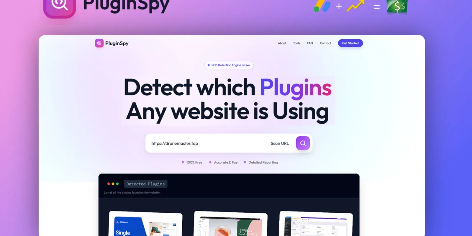 PluginSpy - Detect The Plugins Of Any Website
