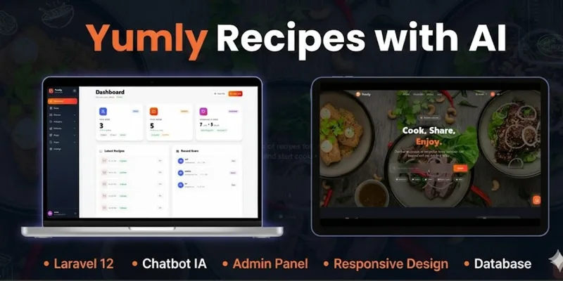 Yumly AI Recipe – Laravel 12 Tailwind Recipe App