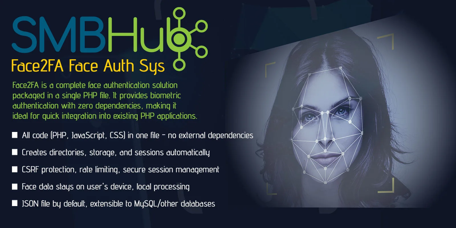 Face2FA Face Authentication System