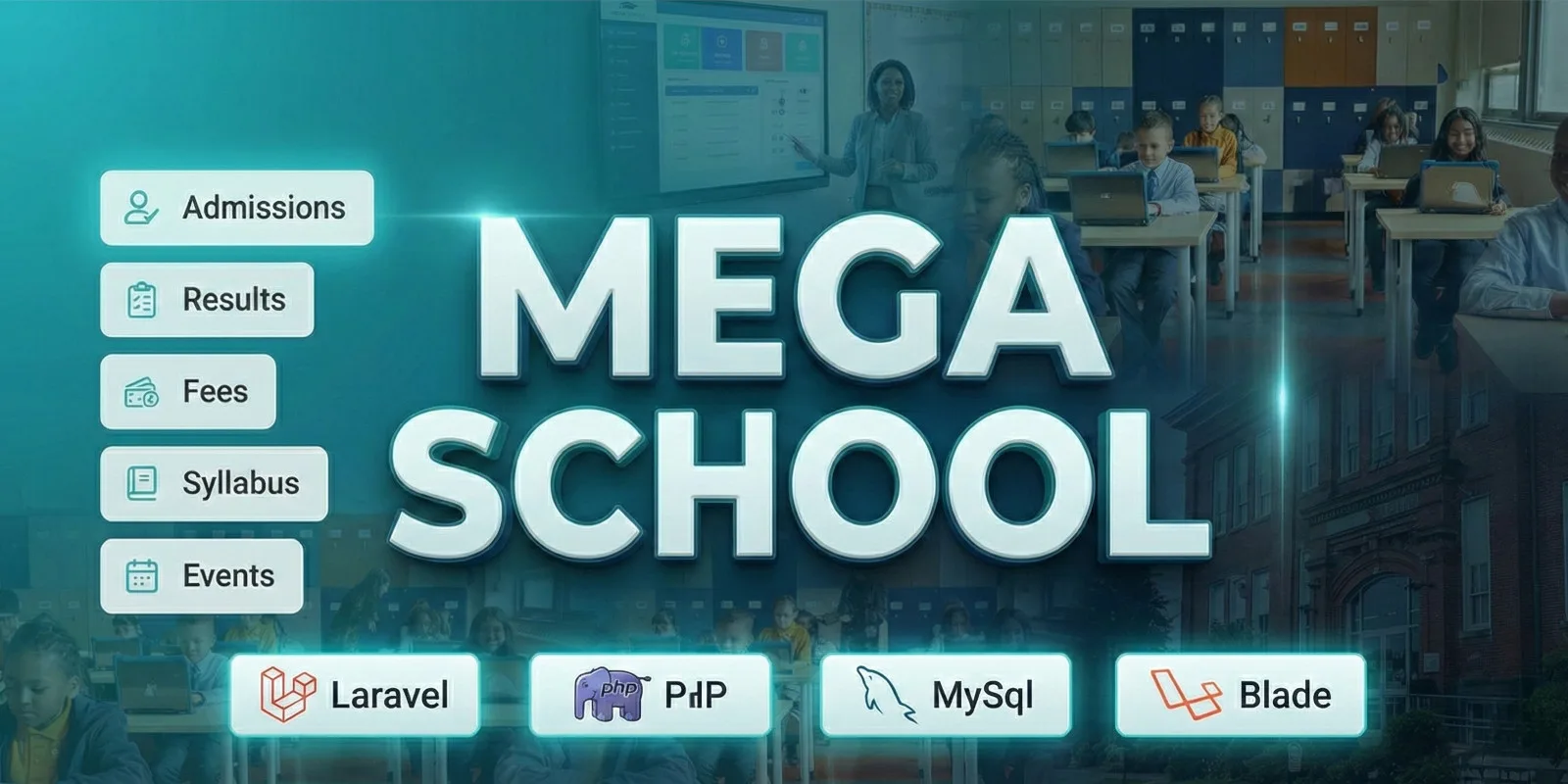 Mega School - School Management System