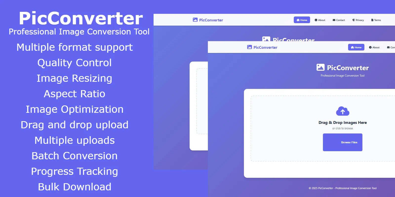 PicConverter - Professional Image Conversion Tool