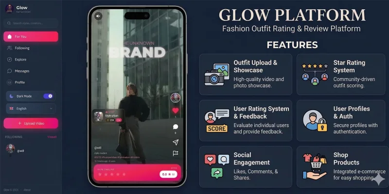 Glow Platform - Fashion Outfit Rating Platform