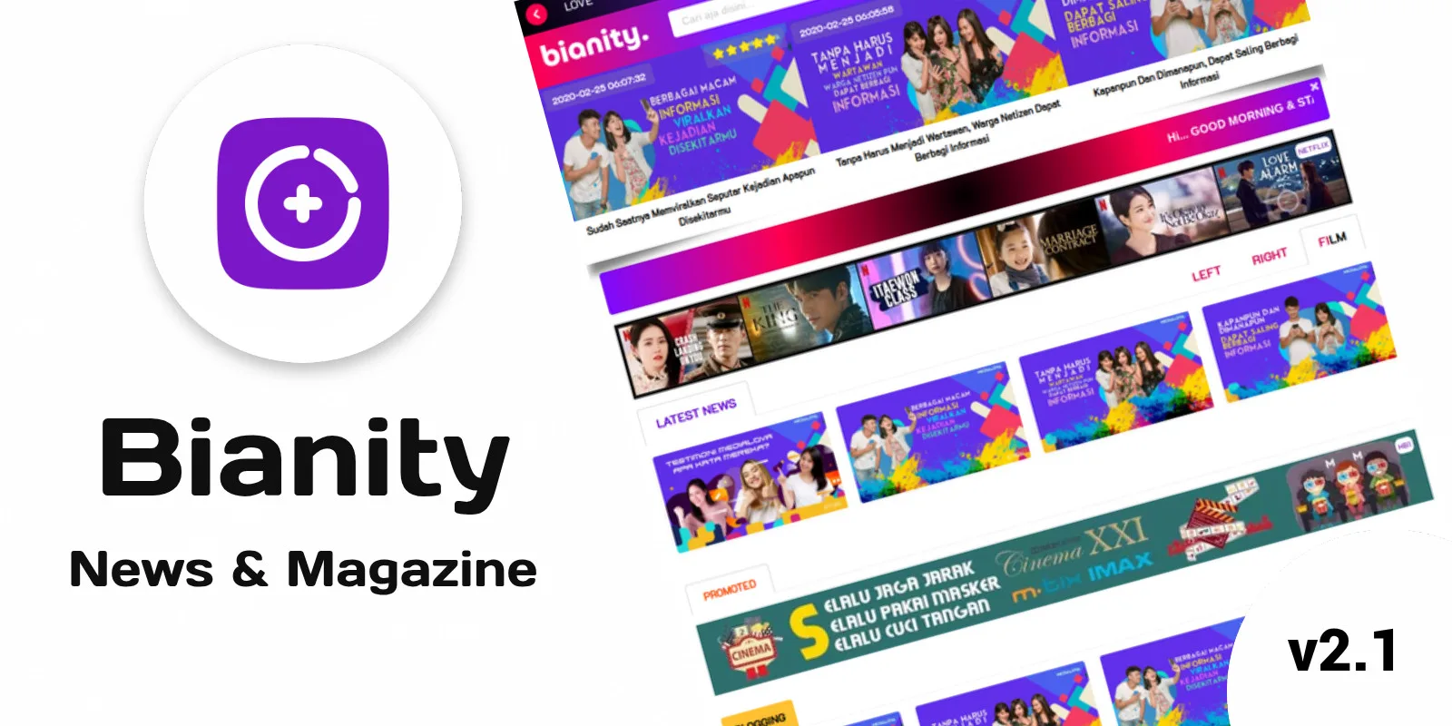 Bianity - News And Magazine Script