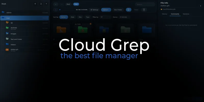 Cloud Grep - File Manager