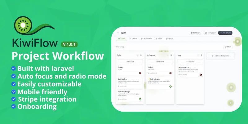 KiwiFlow - Simple Project Workflow
