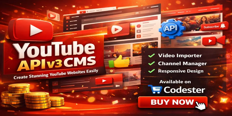 YouTube API V3 Automated CMS