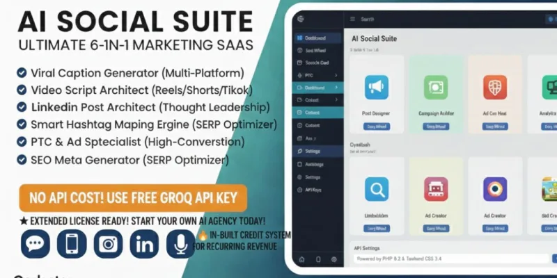 AI Social Suite - Zero API Cost