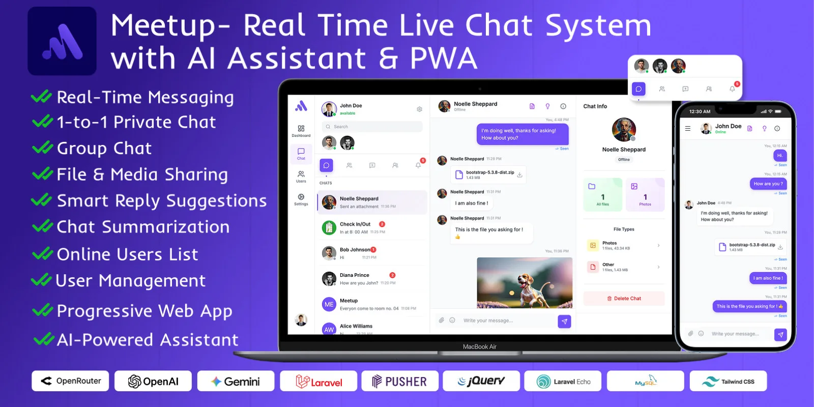 Meetup - Real-Time Chat with AI