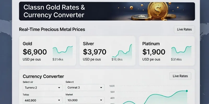 Gold Rate and Currency Converter Adsense Script