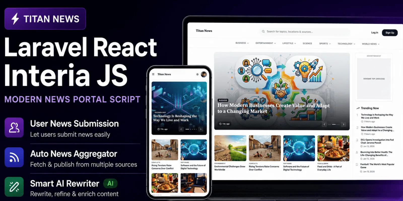 Titan News – AI News Aggregator