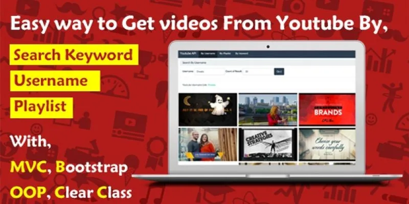 Simple Youtube API PHP