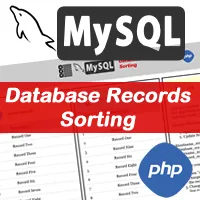 MySQL Drag and Drop Record Sorting - PHP Script