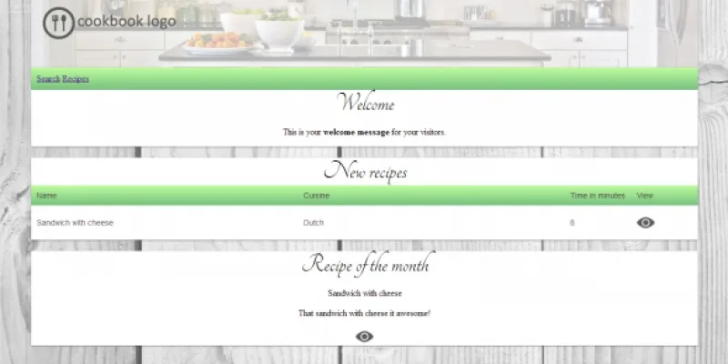 Advanced Cookbook PHP Script